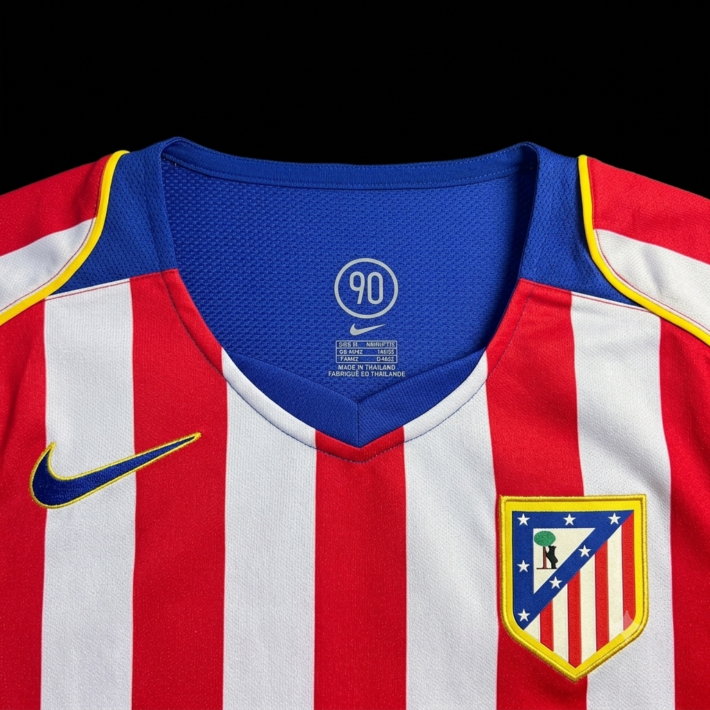 Atletico de Madrid 2004 manica lunga - Home
