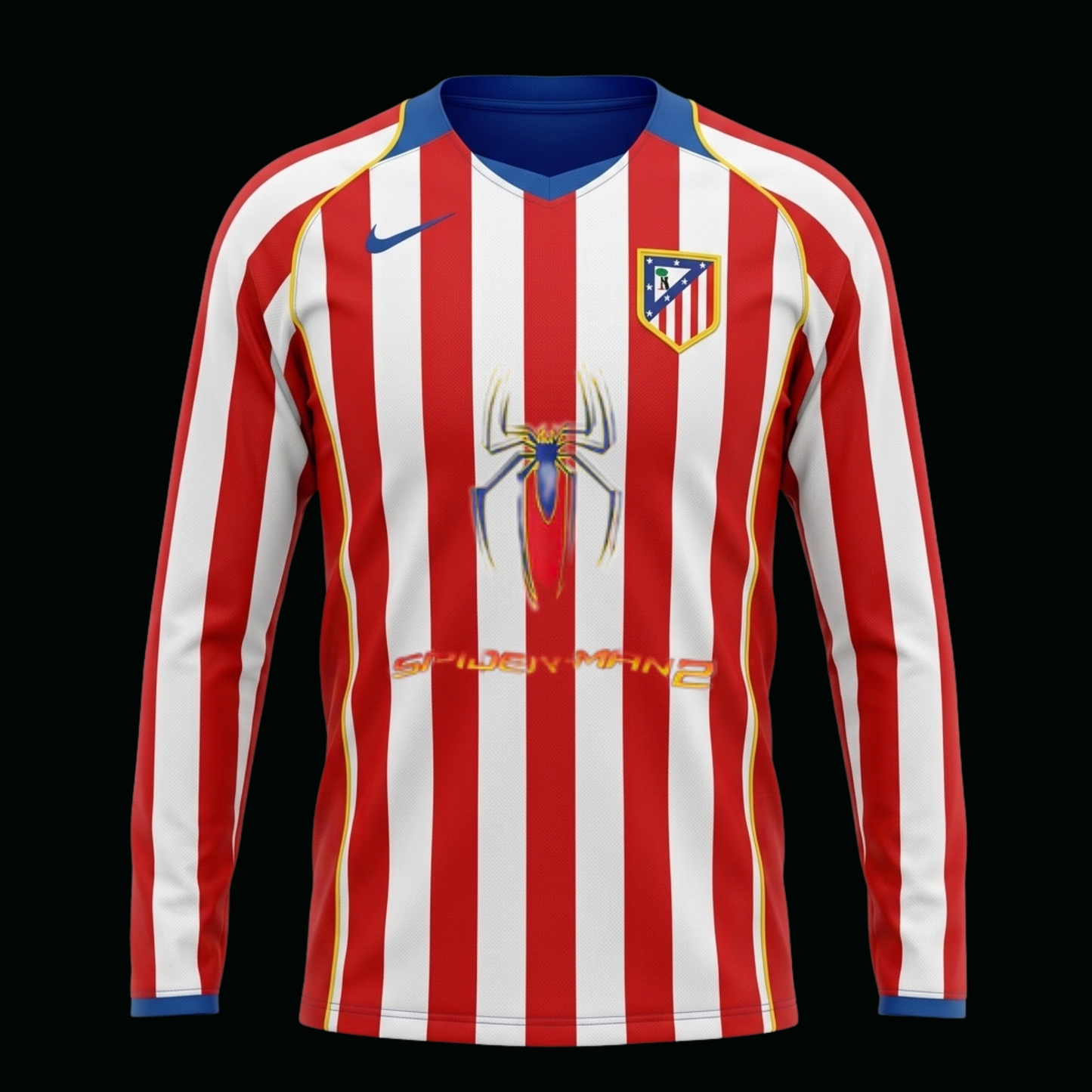 Atletico de Madrid 2004 manica lunga - Home