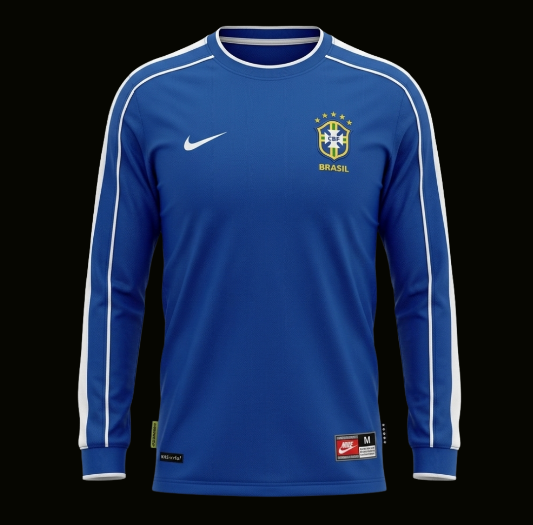 Brasile 1998 manica lunga - Away