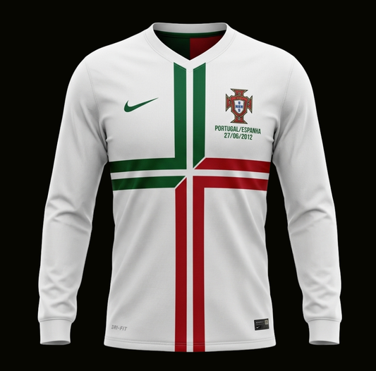 Maglia retrò Portogallo 2012 manica lunga - Away