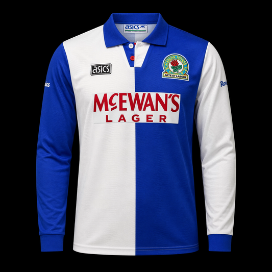 Blackburn Rovers 1994 manica lunga - Home