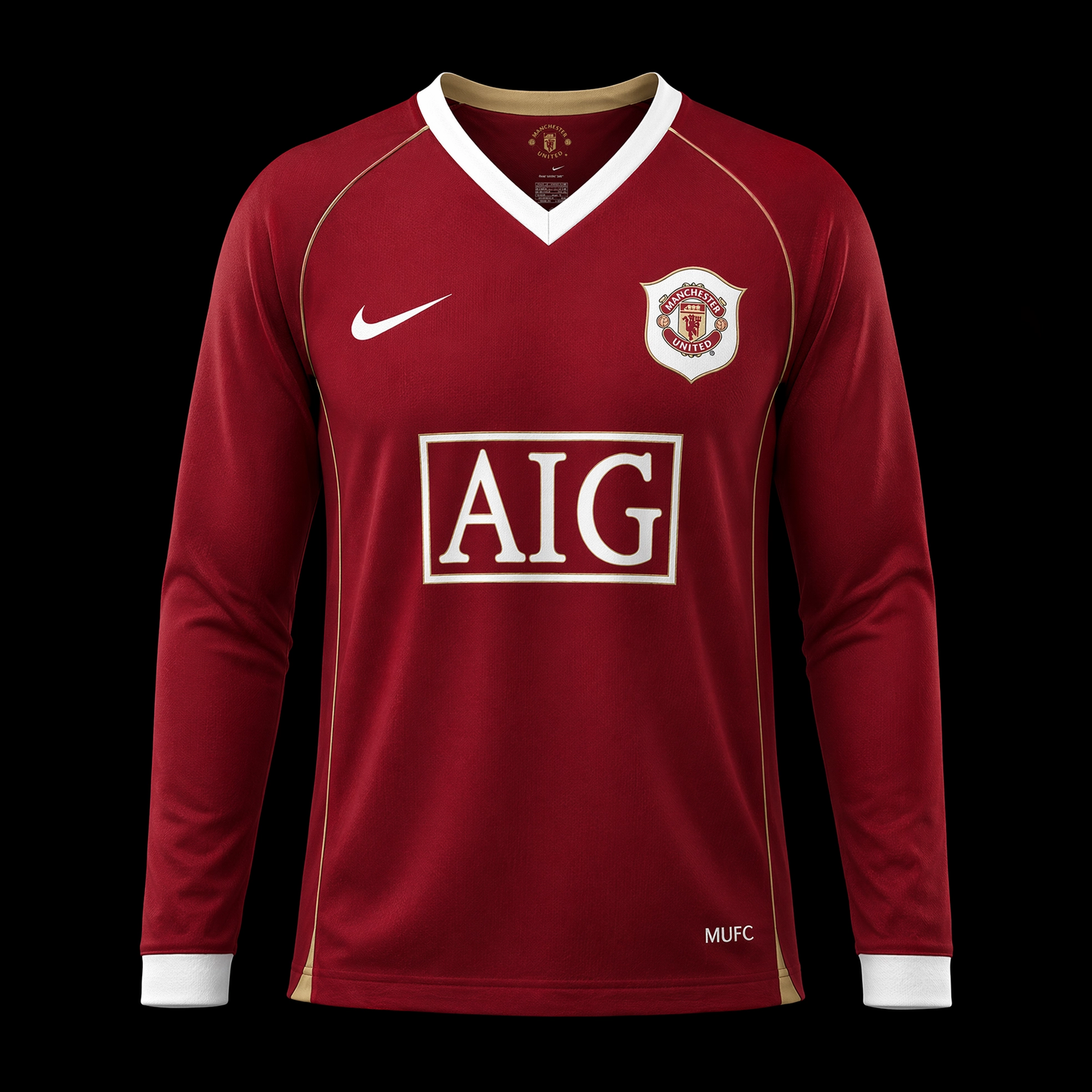 Manchester United 2006 manica lunga - Home