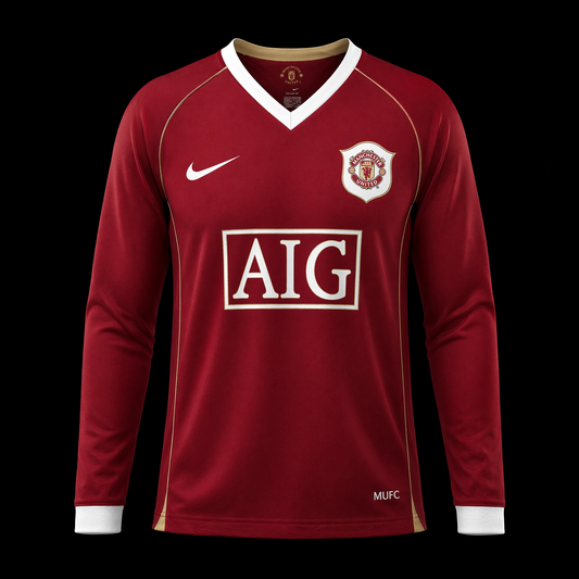 Manchester United 2006 manica lunga - Home