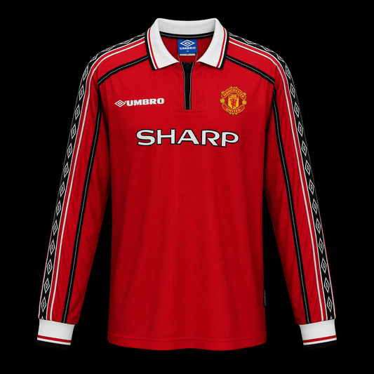 Manchester United 1998 manica lunga - Home